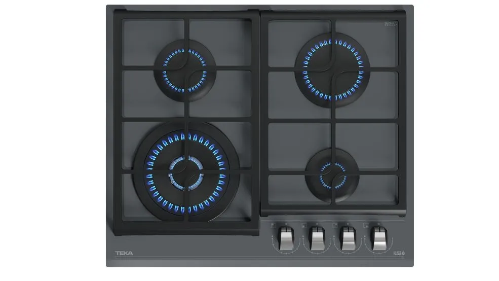 TEKA 8434778019124 Kamienno szary Płyta gazowa 60 cm