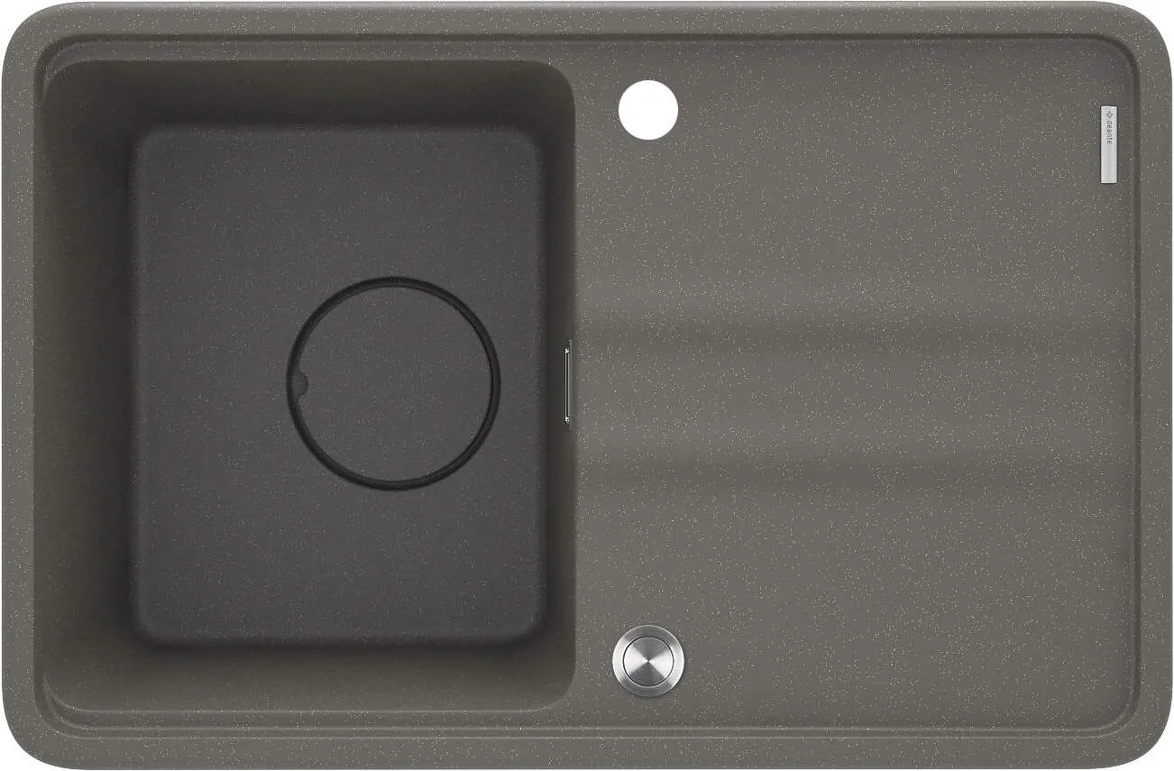 Deante Zlewozmywak granitowy 1-komorowy z ociekaczem