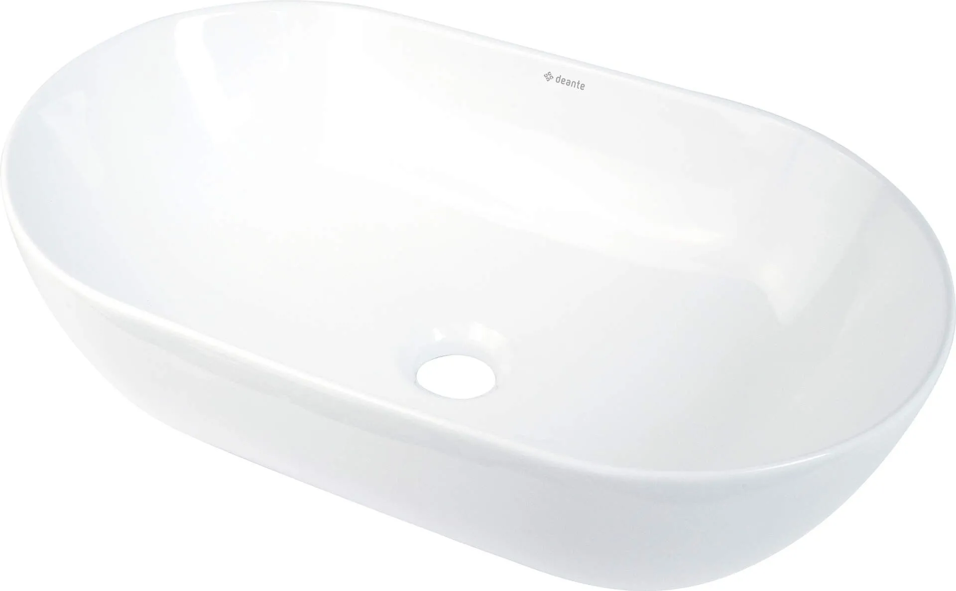 Deante CDE_6U5S Umywalka ceramiczna nablatowa