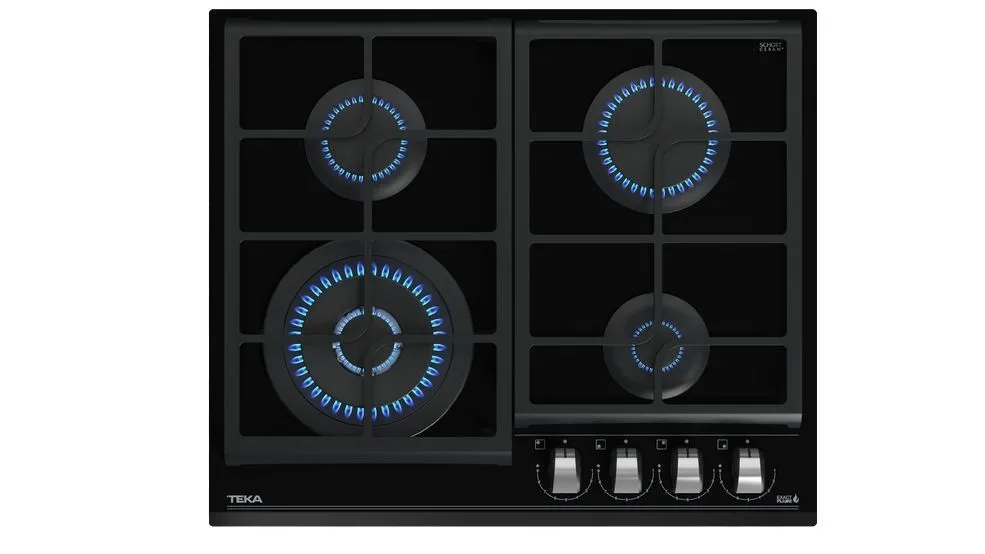 TEKA GZC 64320 XBC Czarny Płyta gazowa 60 cm