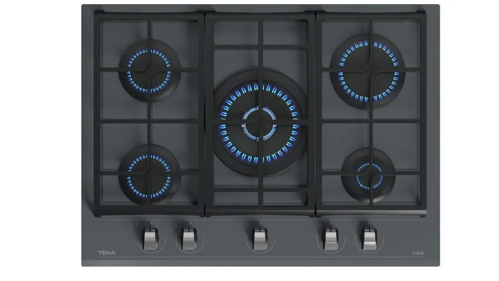 TEKA GZC 75330 XBC Stone Grey Płyta gazowa 70 cm