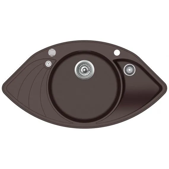 Aquasanita PAPILLON SCP151-120AW Ciemny Brąz