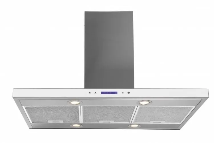 TOFLESZ Etna Wyspowa Inox / Białe Szkło 850m3/h Użyj kodu 23TOF05 i płać mniej