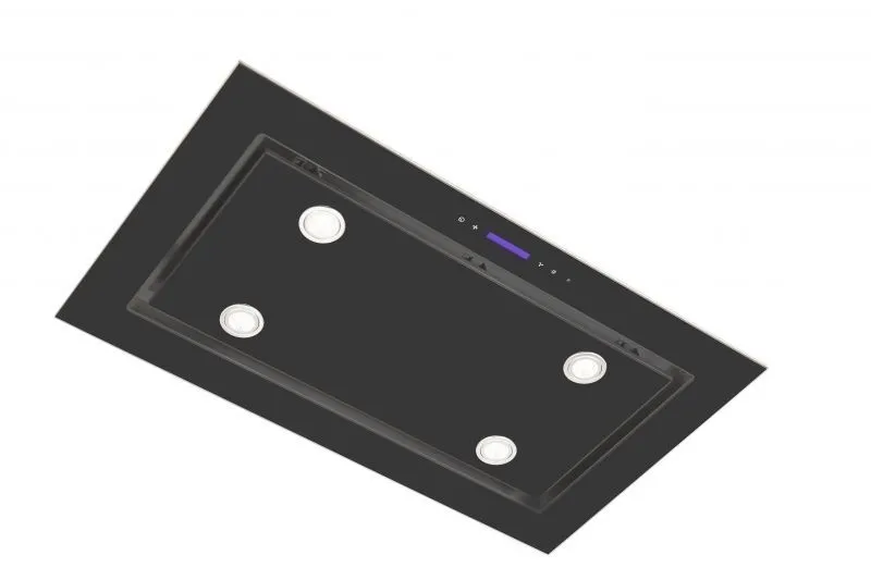 TOFLESZ LUXOR OKAP SUFITOWY 96 CM czarny TURBINA ZEWNĘTRZNA turbina 850m3/h Użyj kodu 23TOF05 i płać mniej