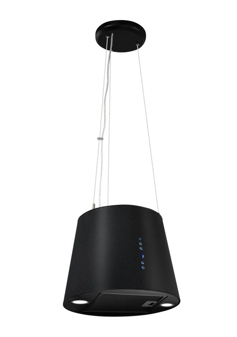 Toflesz OK-4 ODYSSEY 40 CM CARBON OKAP WYSPOWY NA LINKACH 850m3/h Użyj kodu 23TOF05 i płać mniej