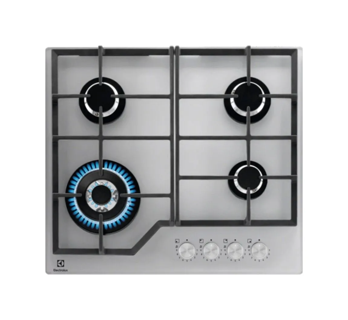 Electrolux KGG64362S 949 641 016  Płyta gazowa 600 Gas on Glass 60 cm