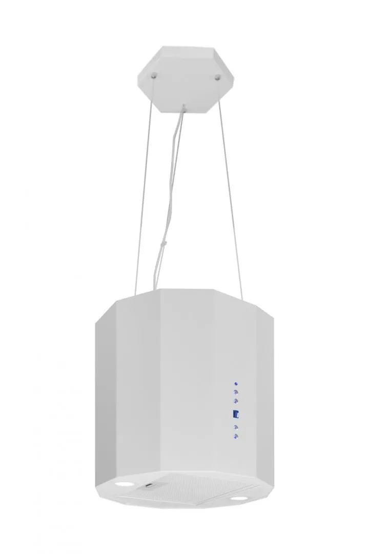 TOFLESZ POLARIS MINI 40 CM BIAŁY OKAP WYSPOWY NA LINKACH 850 m3/h Użyj kodu 23TOF05 i płać mniej