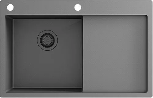 TERRA101N-L-T (nano) Zlewozmywak stalowy Tytan PVD, powłoka Nano
