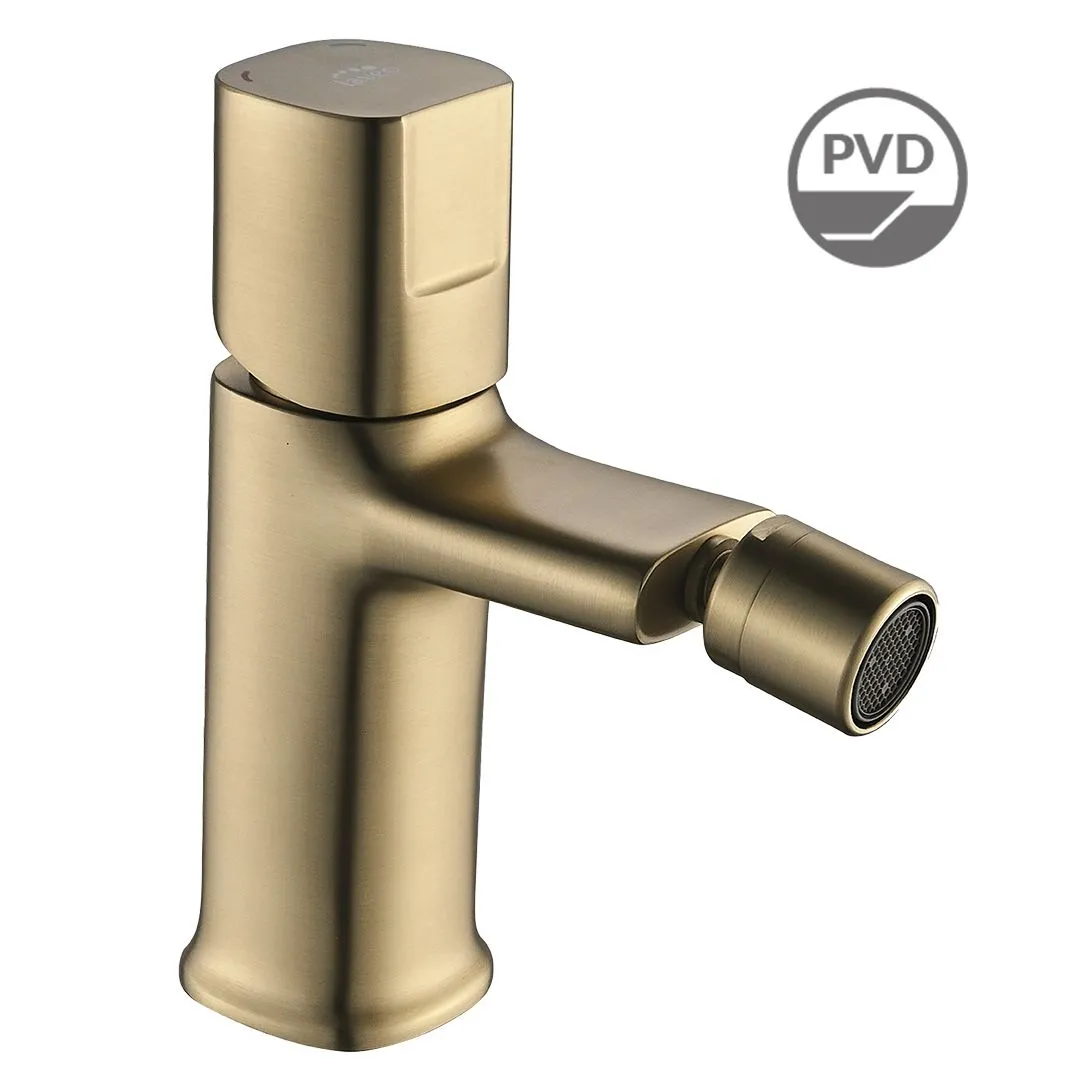 LAVEO Tores - bateria bidetowa stojąca z korkiem