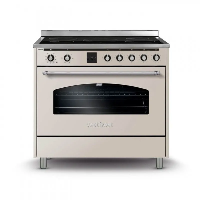 VESTFROST VC-993wnPIBG kremowa Indukcyjno-elektryczna Kuchnia wolnostojąca