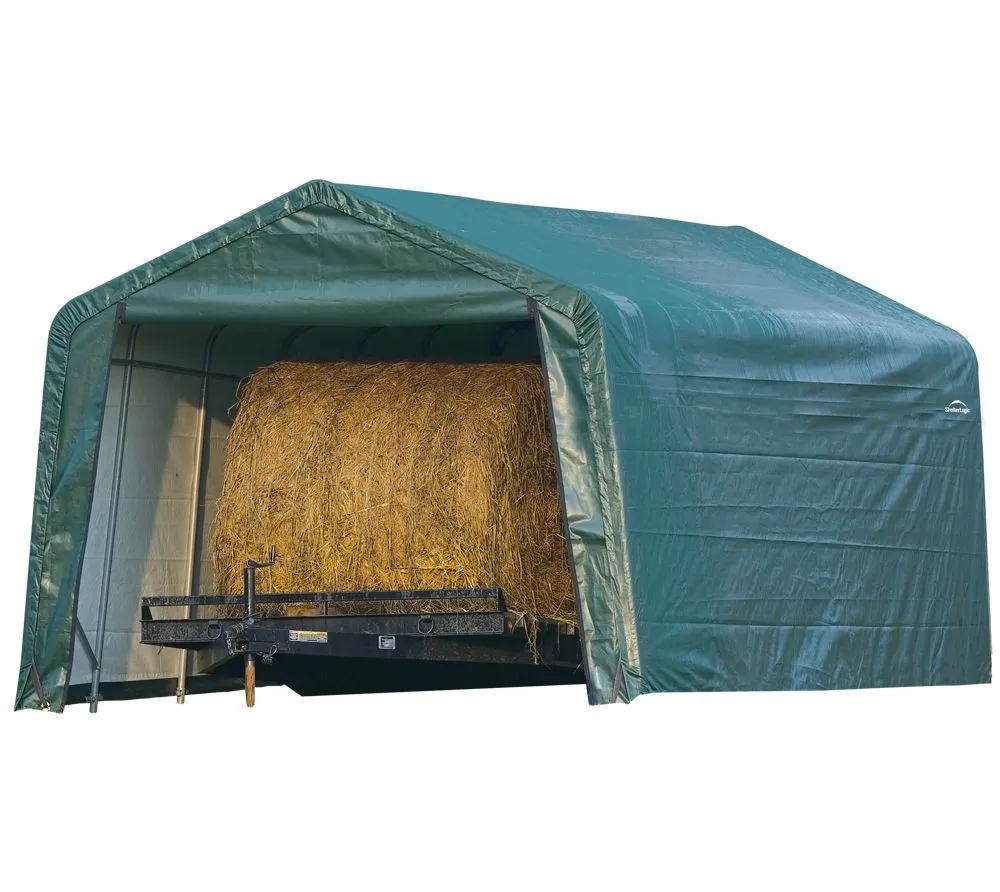 ShelterLogic Folia namiot pastwiskowy namiot garażowy Zielony 610x380x260cm