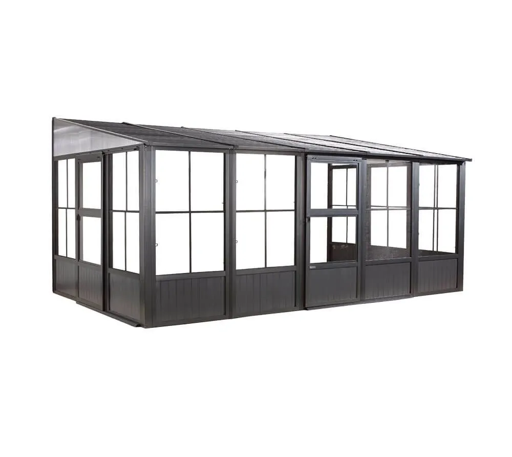 Sojag Pawilon aluminiowy Ogród zimowy Mural 1016 Antracyt 309x502cm