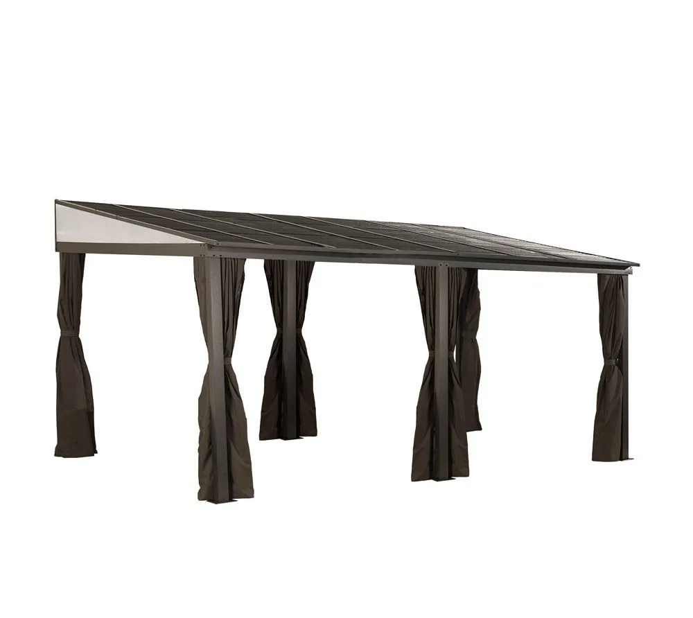 Sojag Aluminiowy dach tarasowy Portland 1016 Antracyt 288x488x240cm