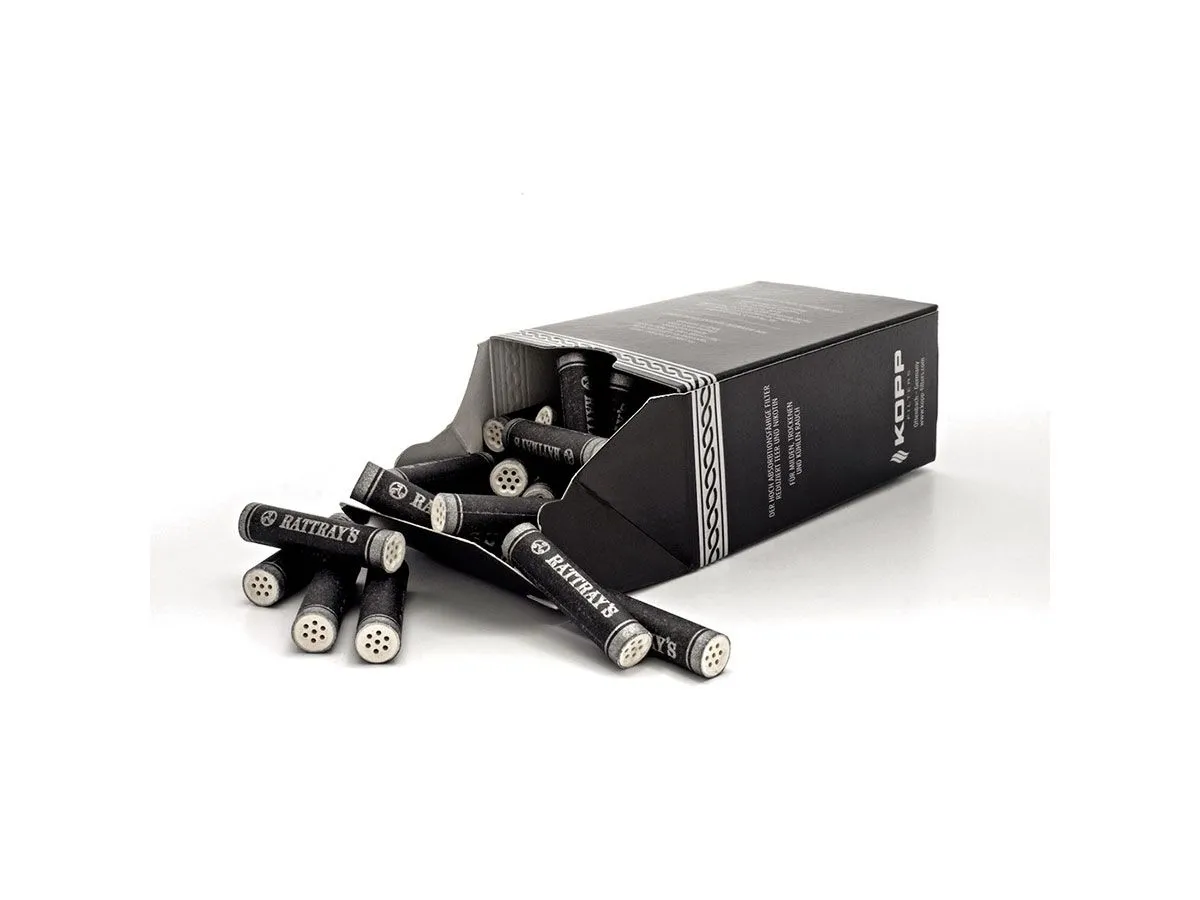 Rattray's MC BLACK FILTRO X PIPA CARBONE ATTIVO 9 mm 50 pz (50100)