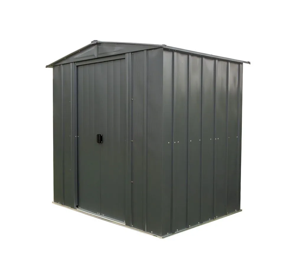 Spacemaker Metalowa szopa na narzędzia 65 Szary 151x194x190cm