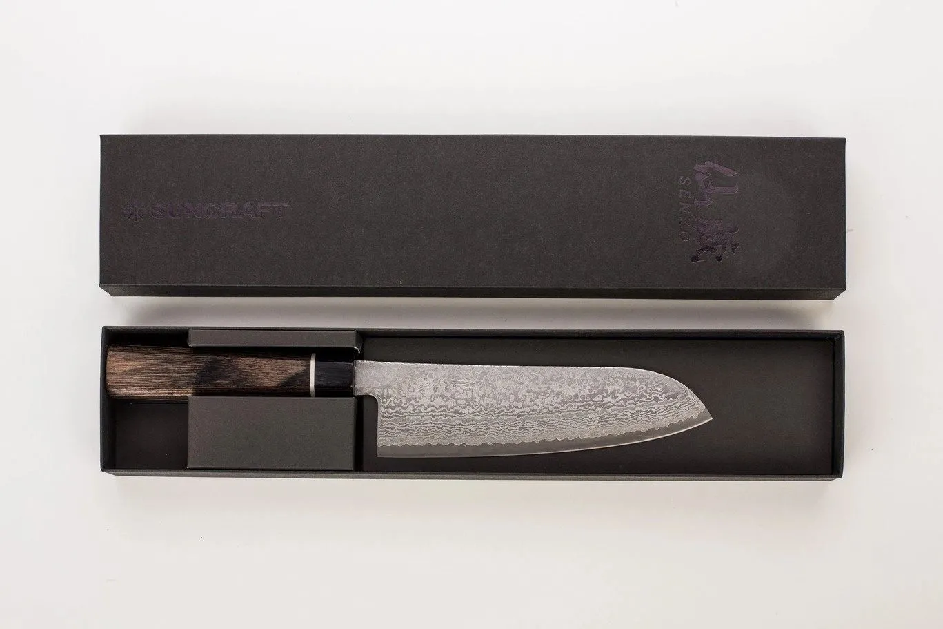 Zestaw noży Suncraft Senzo Black z blokiem: [BD-SET2]