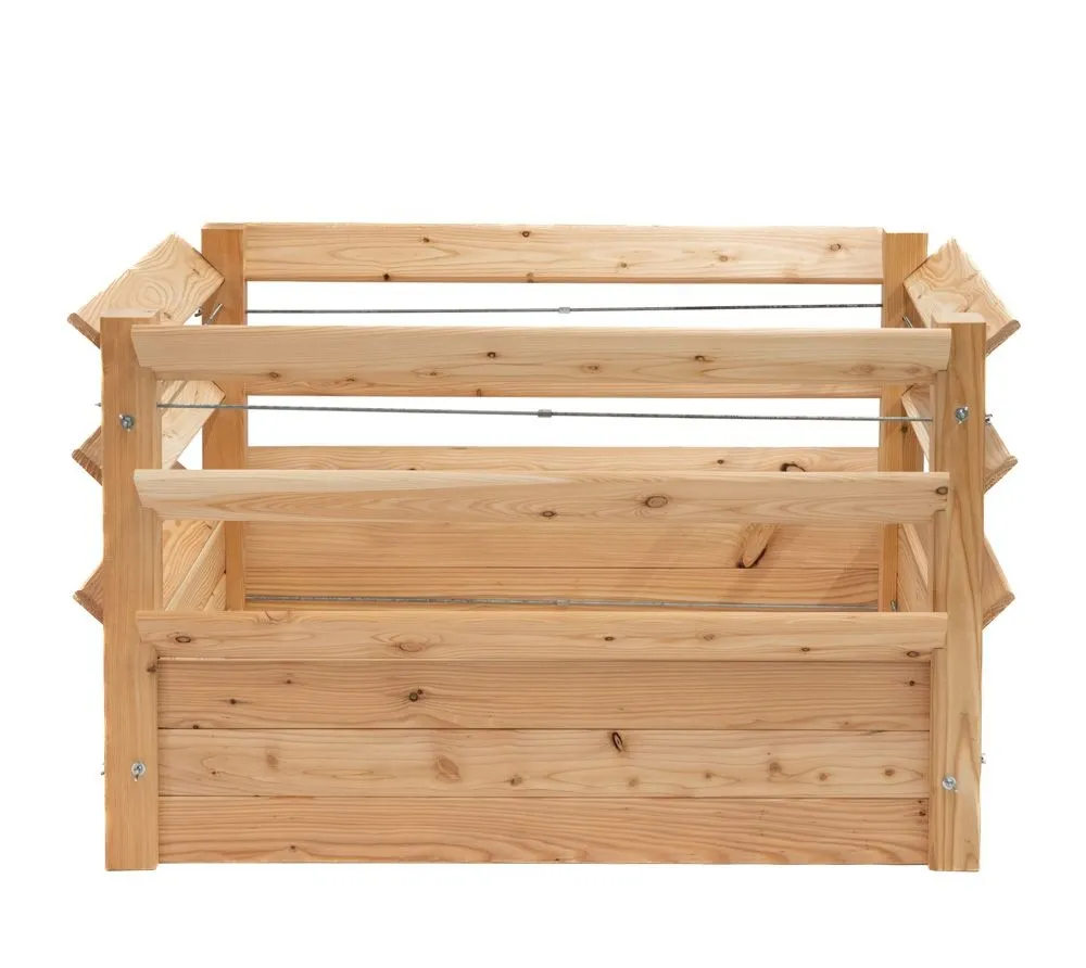 Westmann Podwyższona grządka z drewna modrzewiowego Premium XXL Natura 125x91x73cm