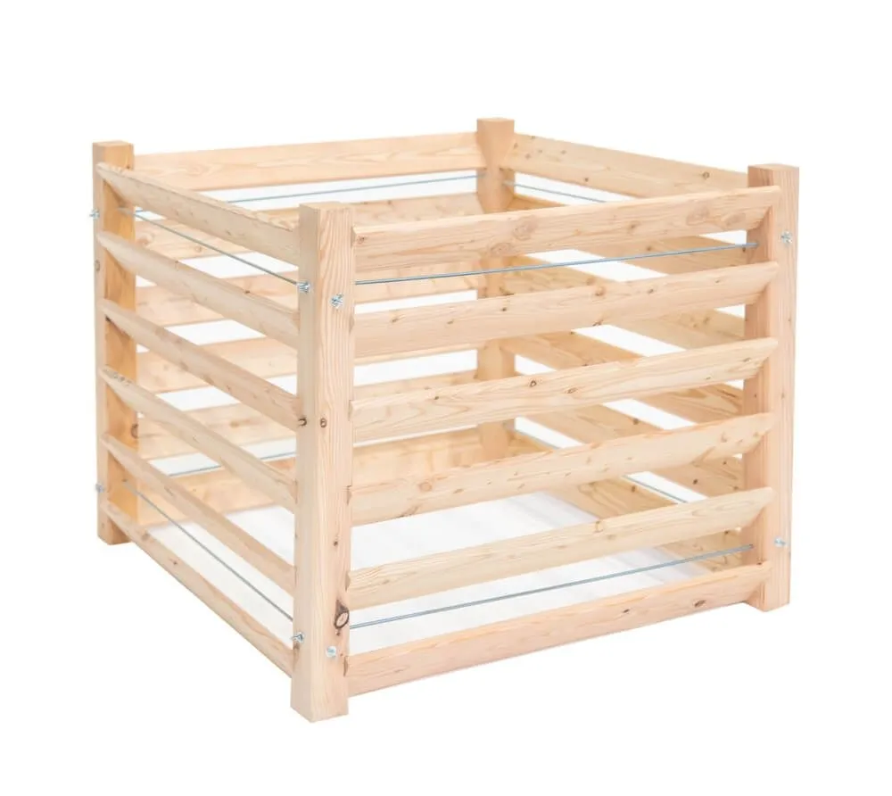 Westmann Kompostownik z drewna modrzewiowego Konni M Natura 100x100x80cm