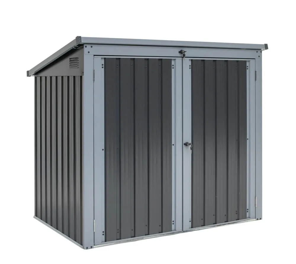 Westmann Stalowa skrzynia na śmieci i skrzynka na sprzęt Antracyt 101x158x134cm