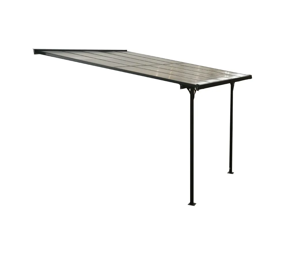 Westmann Aluminiowy dach tarasowy Bruce Czarny 300x313x270 cm