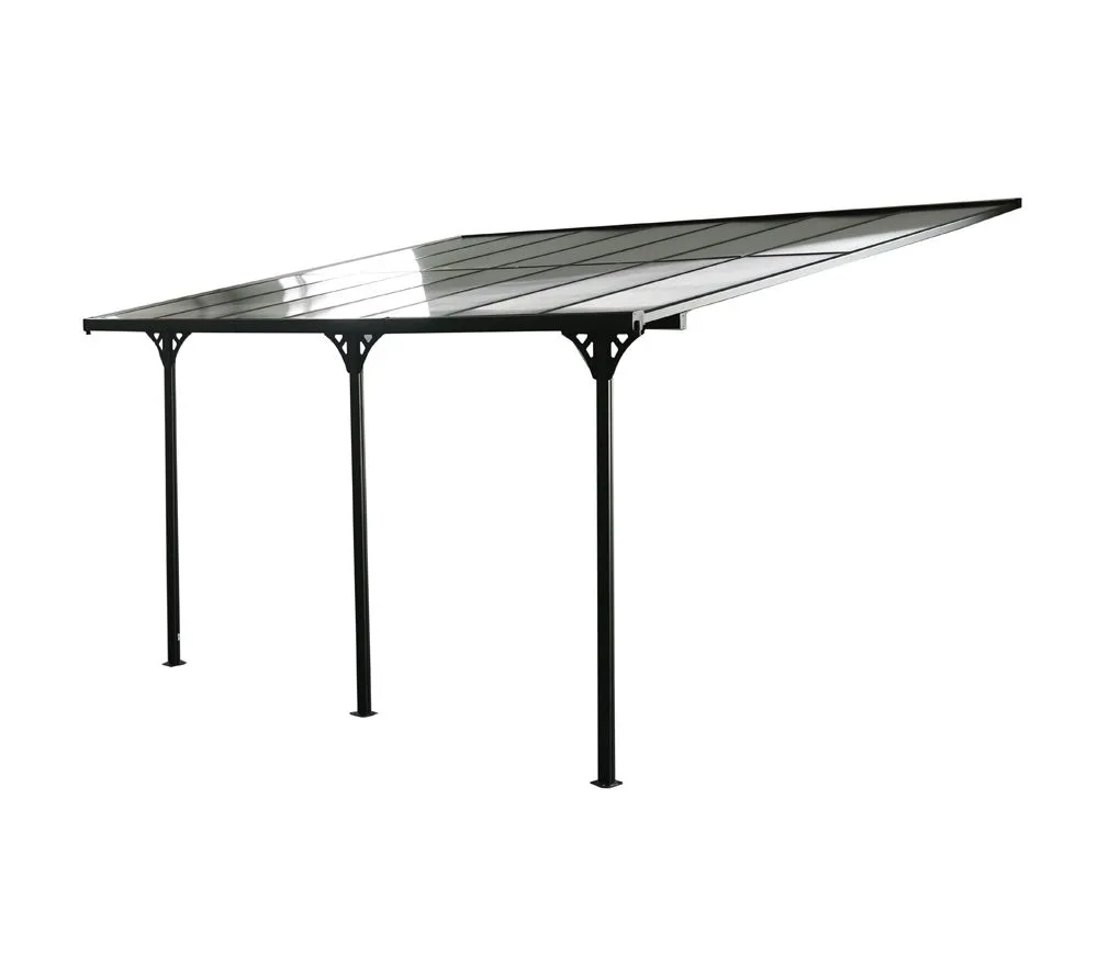 Westmann Aluminiowy dach tarasowy Bruce Czarny 300x435x270 cm