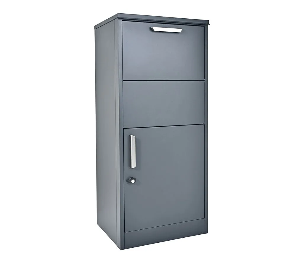 Westmann Skrzynka paczkowa stalowa Pepe Antracyt 50x39x114cm