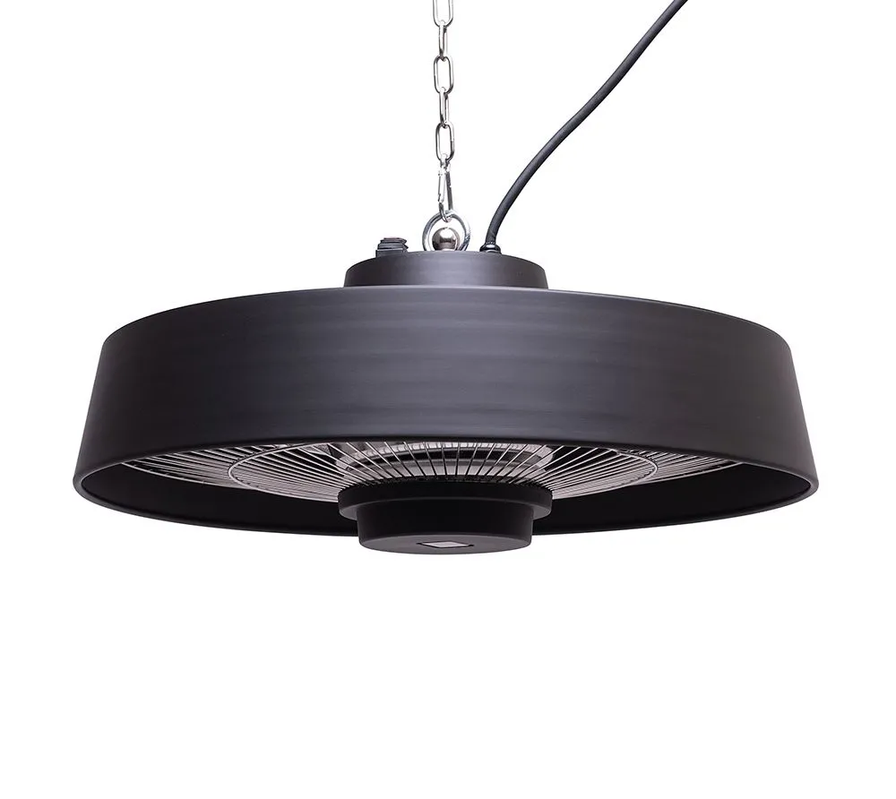 Westmann Promiennik podczerwieni, grzejnik sufitowy Fusion Czarny 49x49x22cm