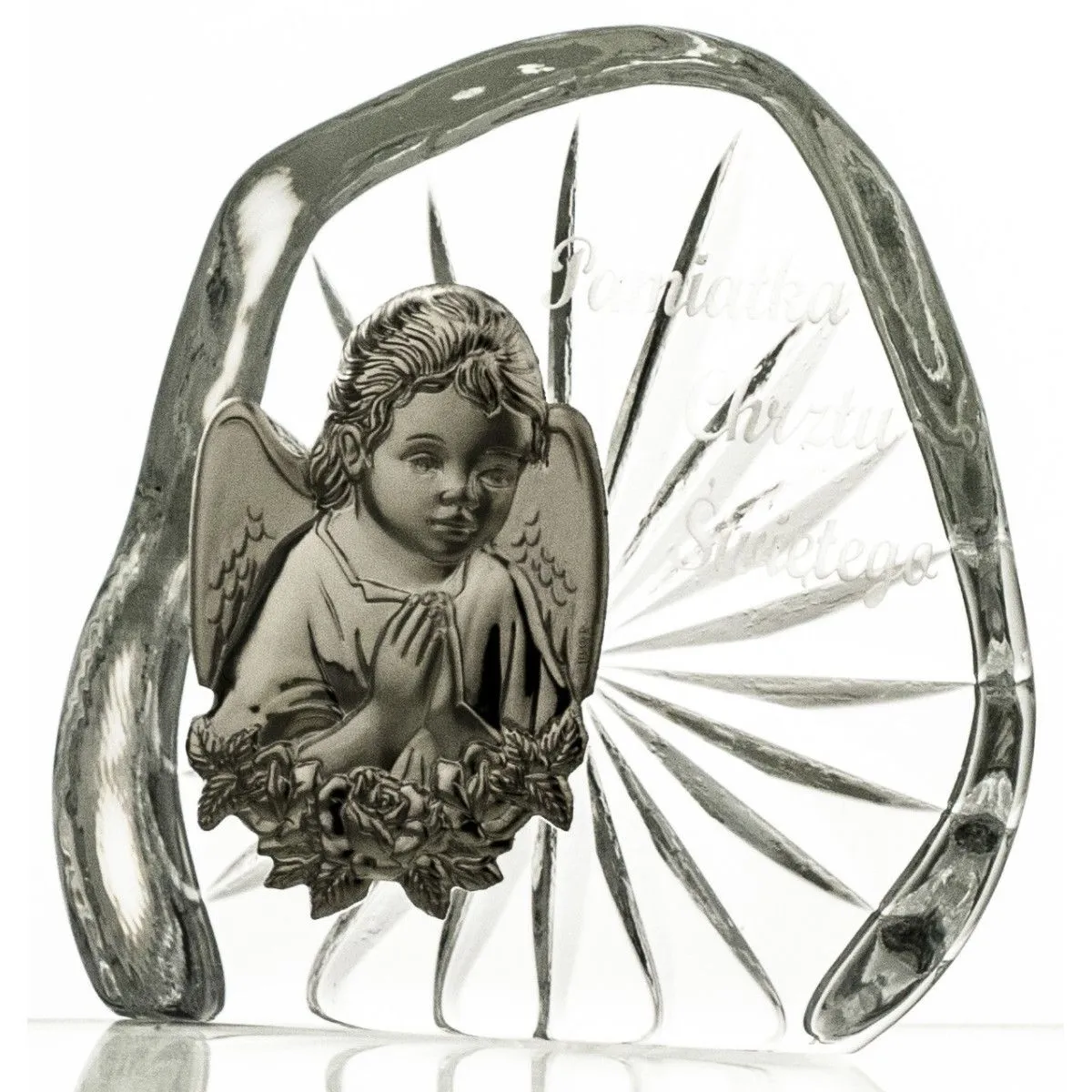 Crystal Julia Statuetka pamiątka Chrztu Świętego