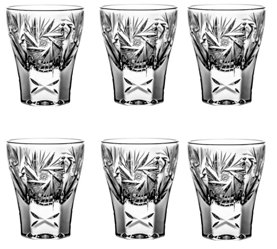 Crystal Julia kieliszki  kryształowe do wódki 6 sztuk Młynek