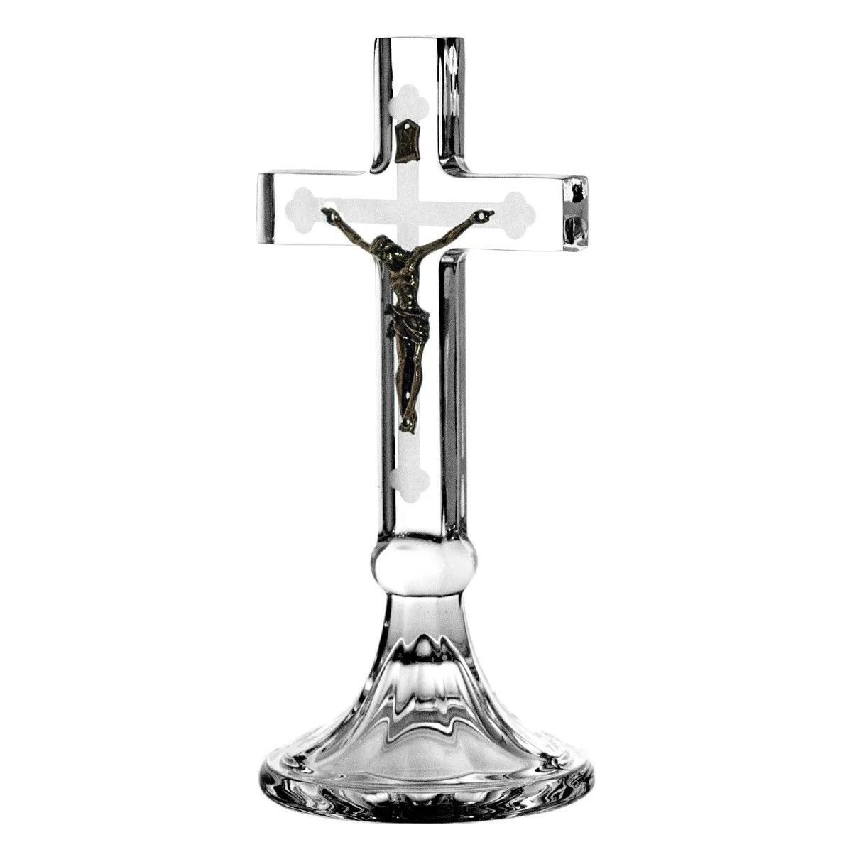 Crystal Julia Krzyż kryształowy z korpusem Chrystusa