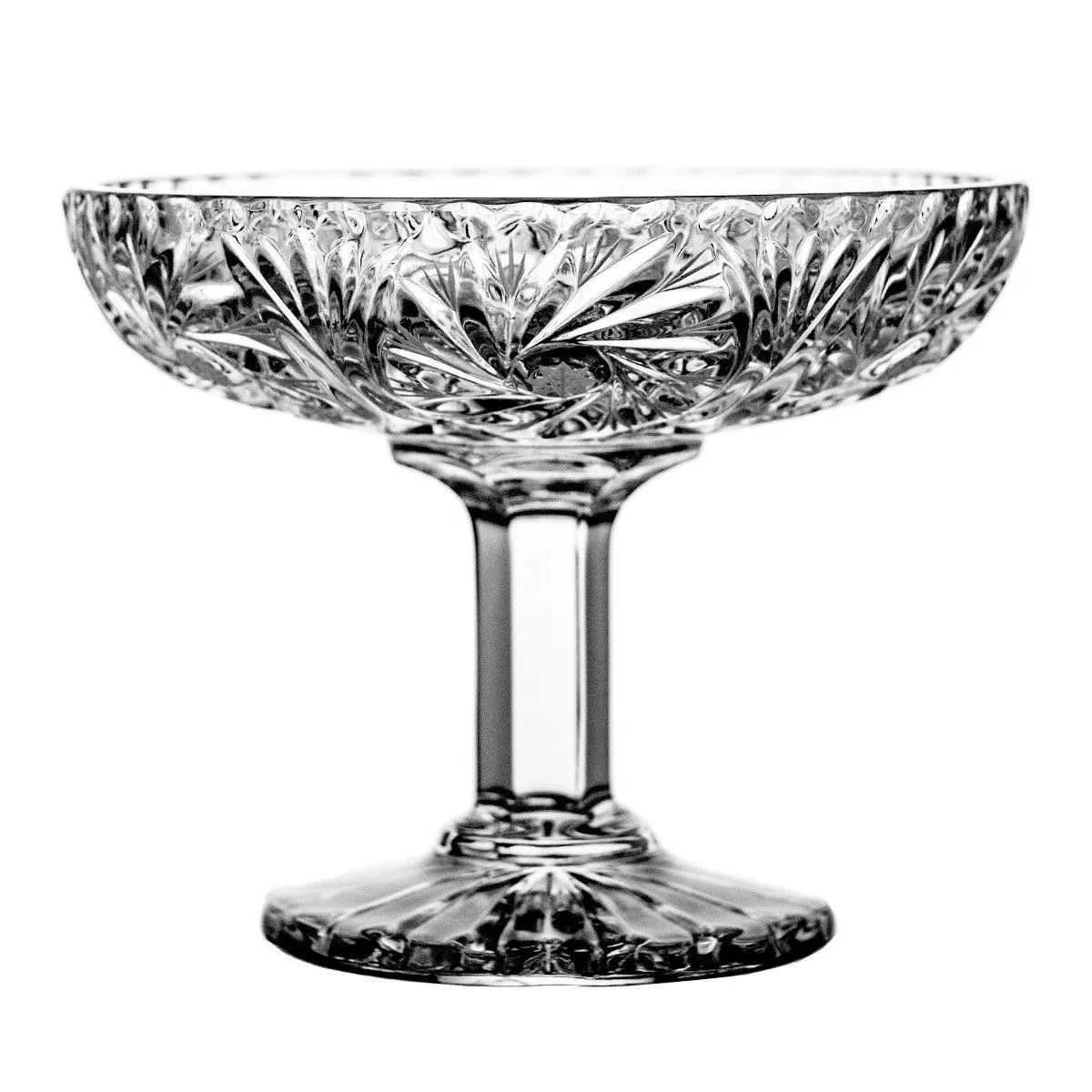 Crystal Julia Paterka kryształowa na nóżce Młynek 15 cm 01492