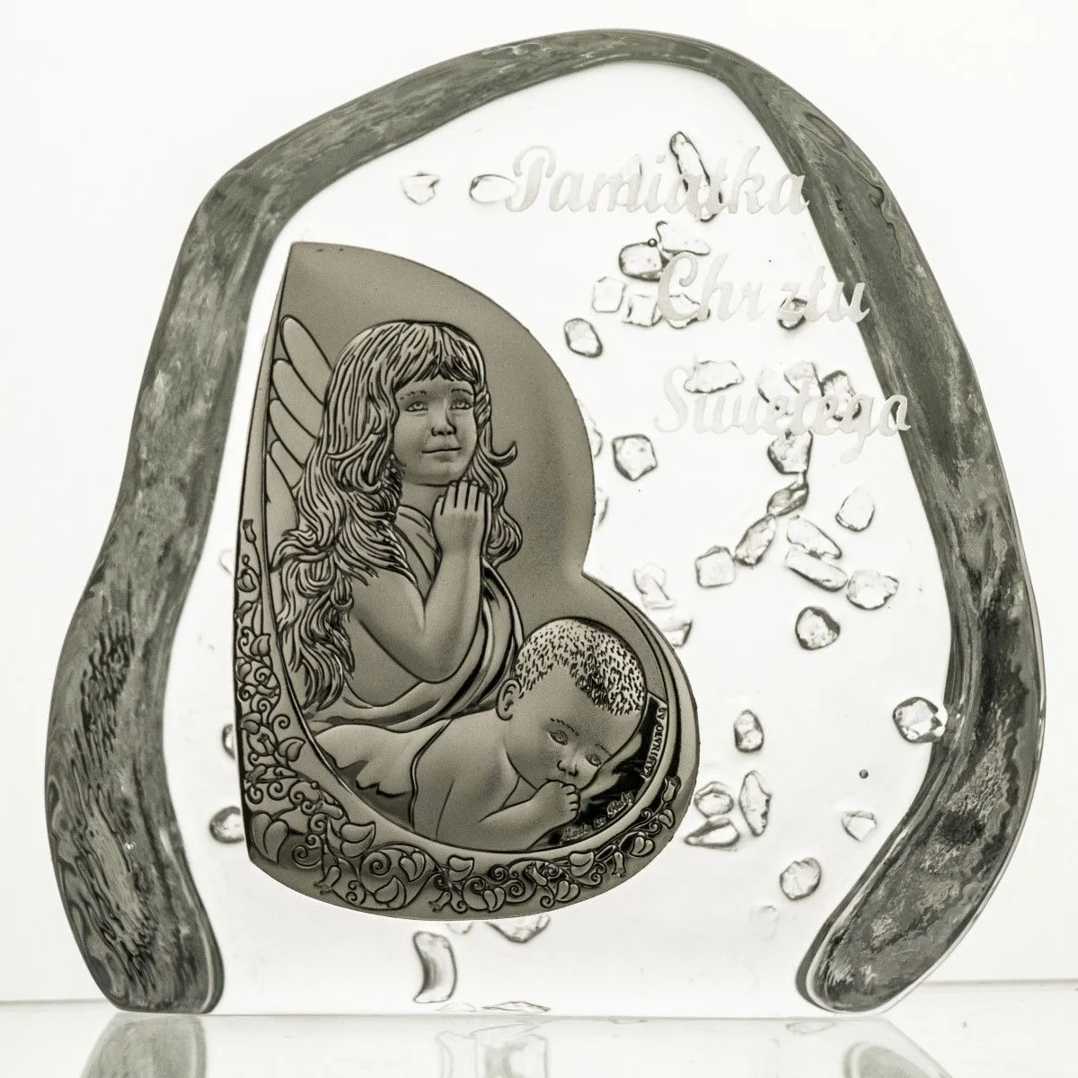 Crystal Julia Statuetka pamiątka Chrztu Świętego