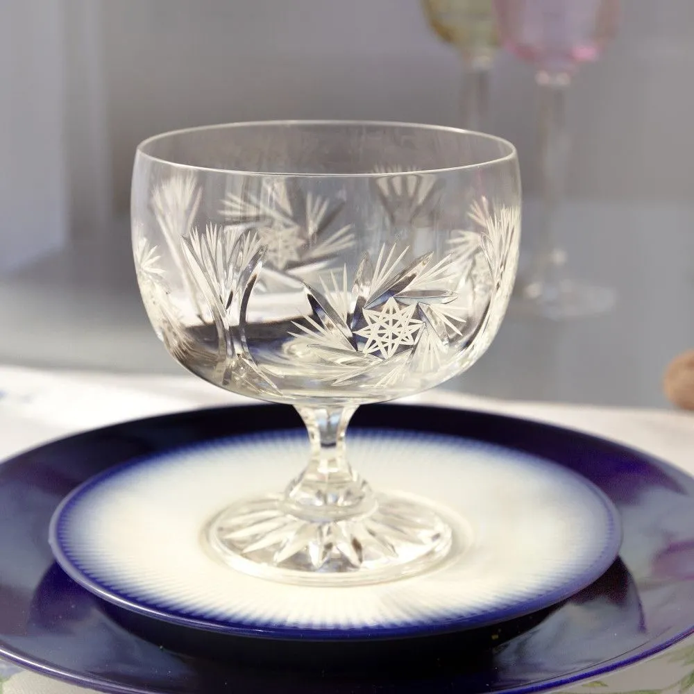 Crystal Julia Pucharki do lodów kielichy kryształ 6 sztuk Młynek