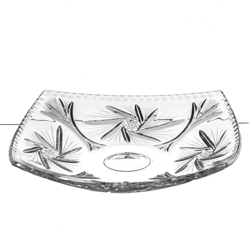 Crystal Julia 02210 Talerz kryształowy na owoce Młynek 28 cm