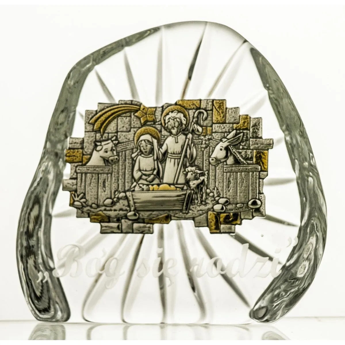 Crystal Julia Statuetka pamiątka Boże Narodzenie