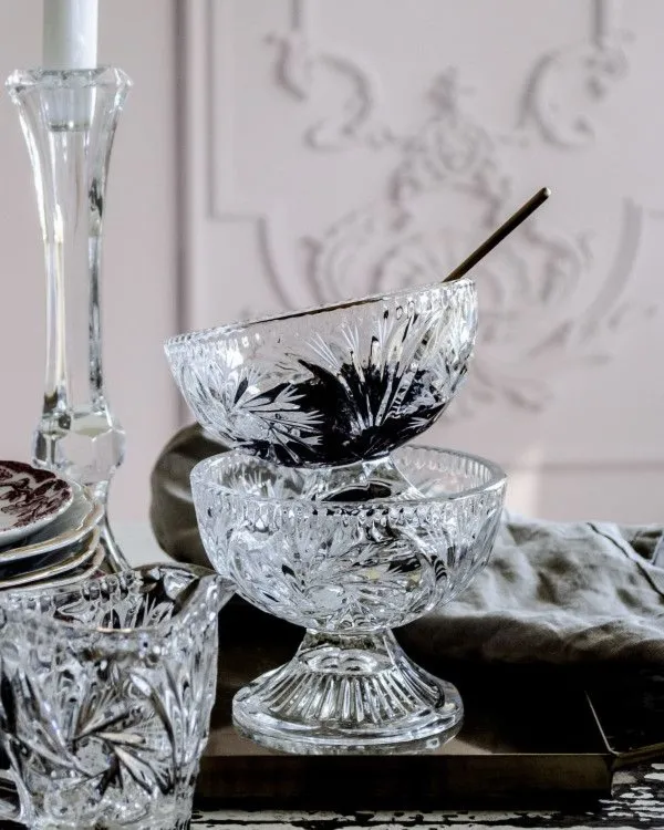 Crystal Julia Miseczka pucharek kryształowy Młynek 11 cm