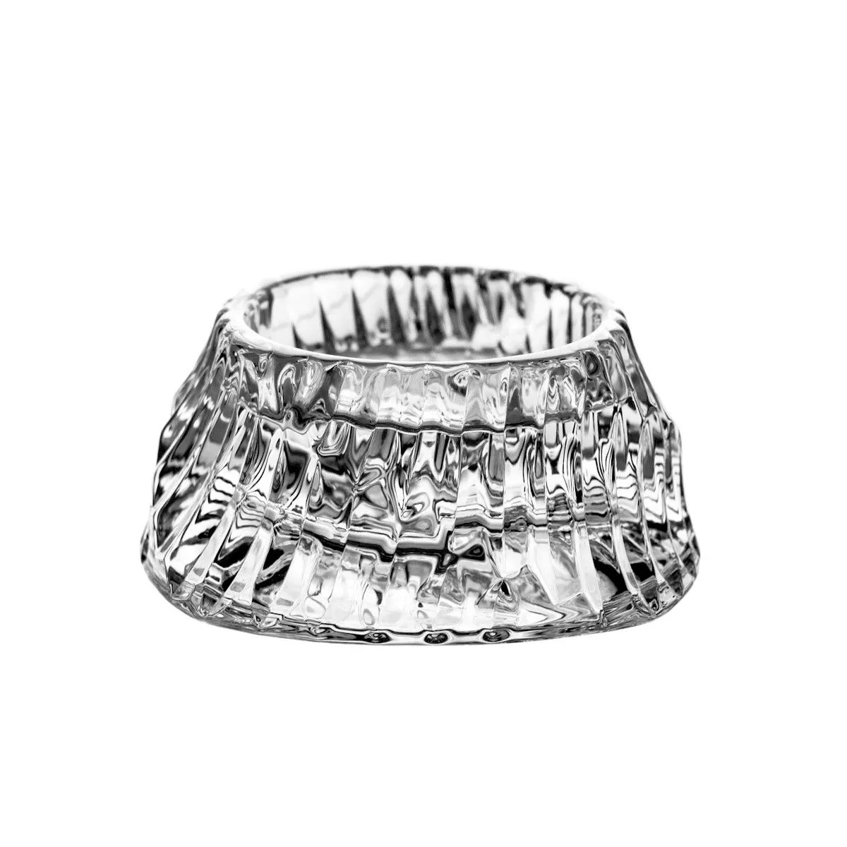 Crystal Julia Niski świecznik kryształowy 7 cm