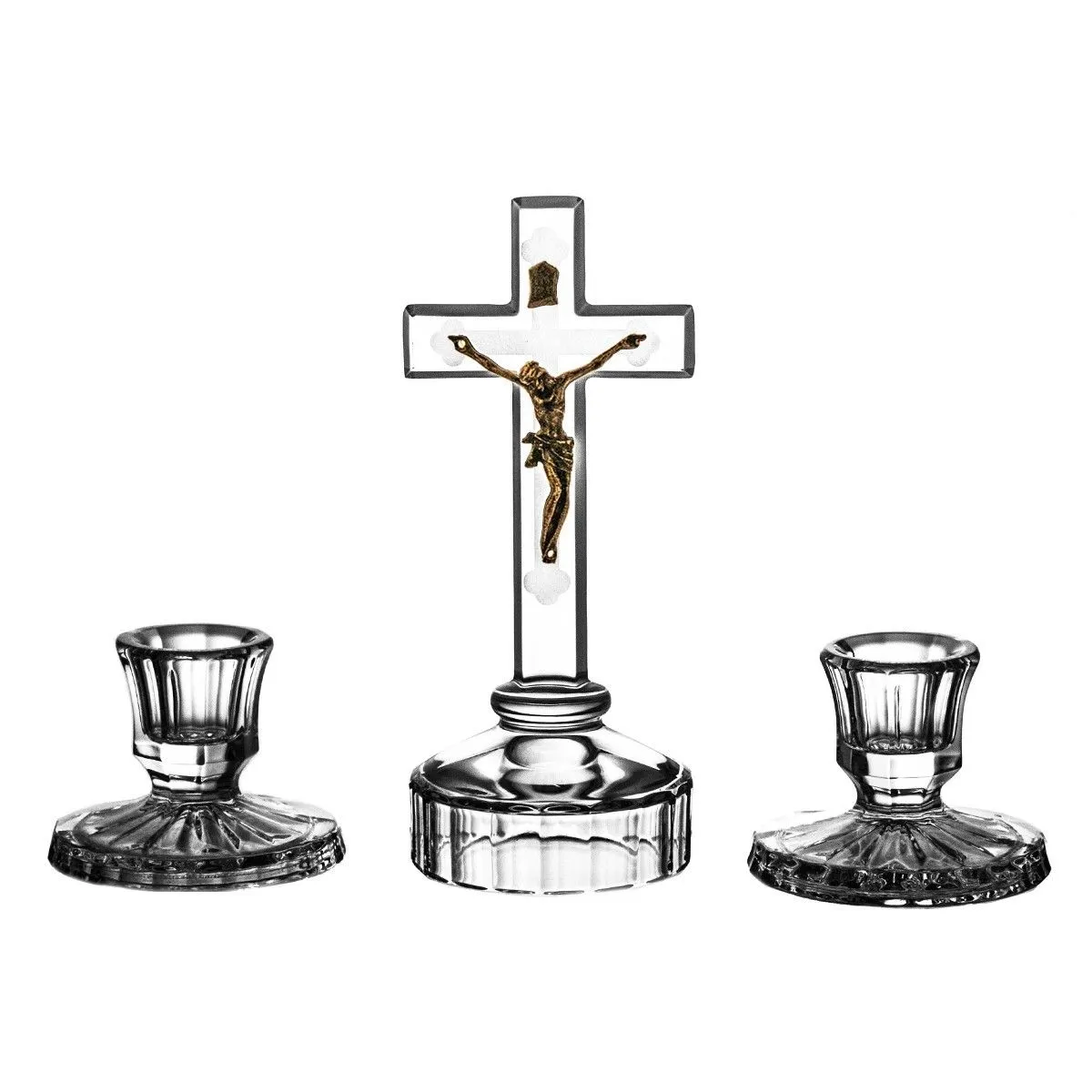 Crystal Julia Komplet kolędowy Ars Christiana krzyż świeczniki