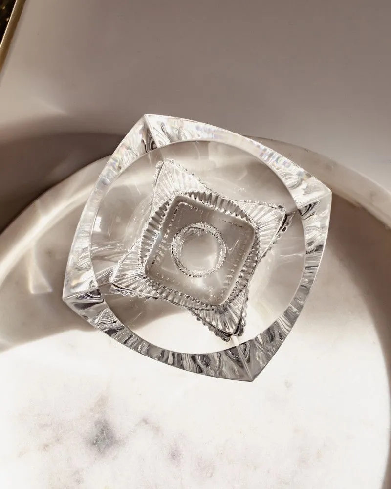 Crystal Julia Mały świecznik kryształowy 5 cm