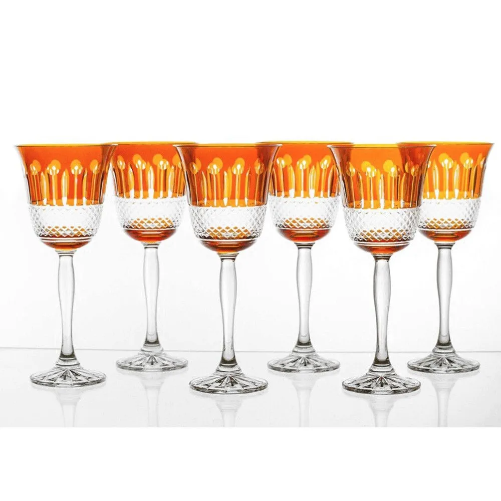 Crystal Julia Kieliszki do wina kolorowe 6 sztuk (9970)