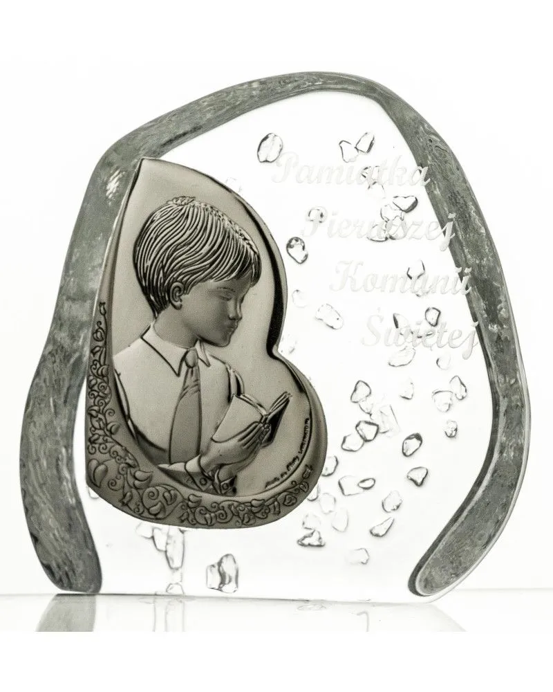 Crystal Julia Statuetka pamiątka I Komunii Świętej