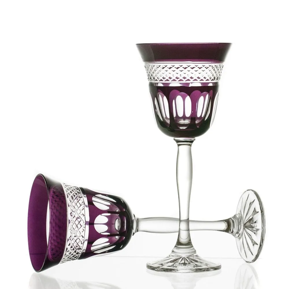 Crystal Julia Kieliszki do wina malowane 170 ml 6 sztuk - 4629