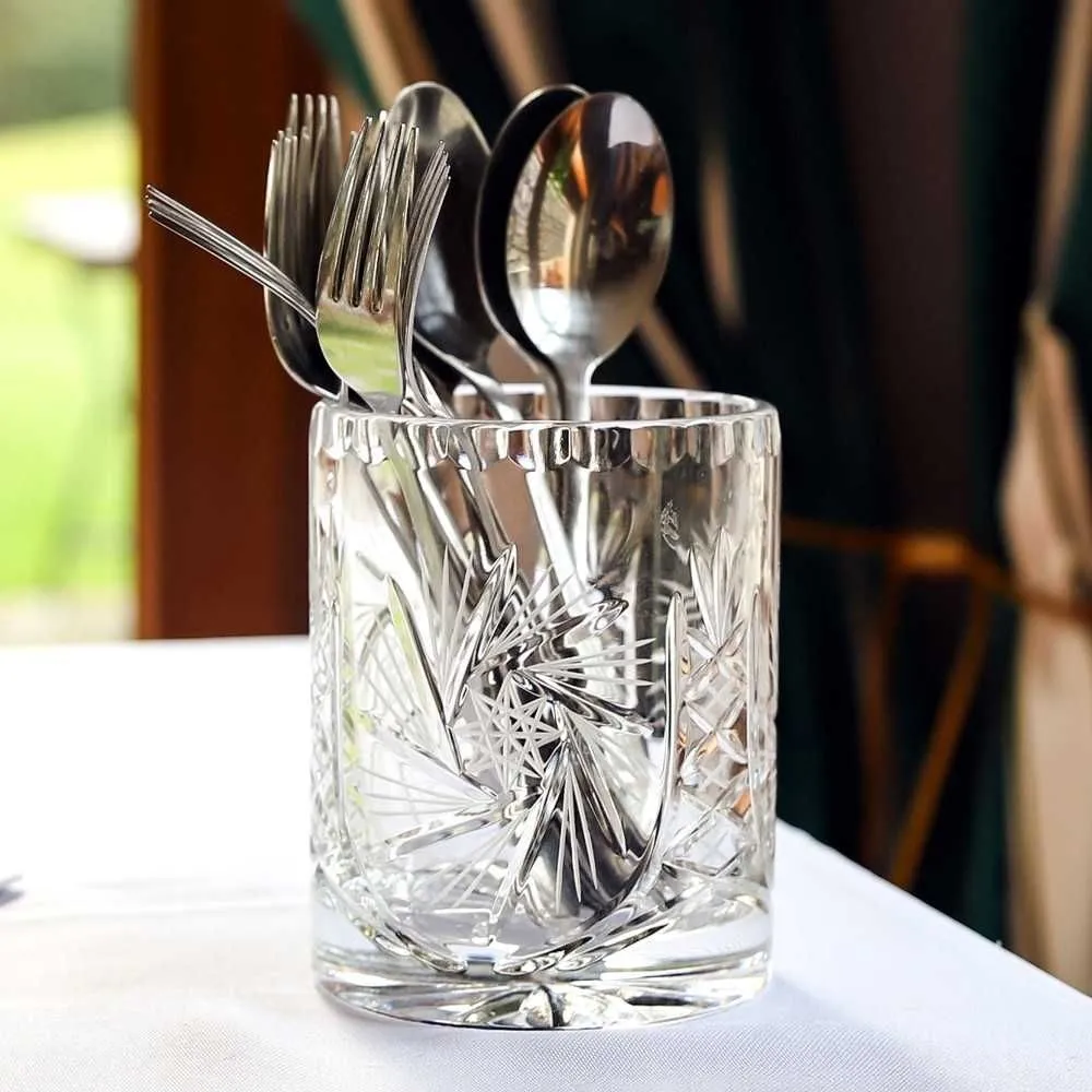 Crystal Julia Pojemnik kryształowy na sztućce Młynek 12,5 cm