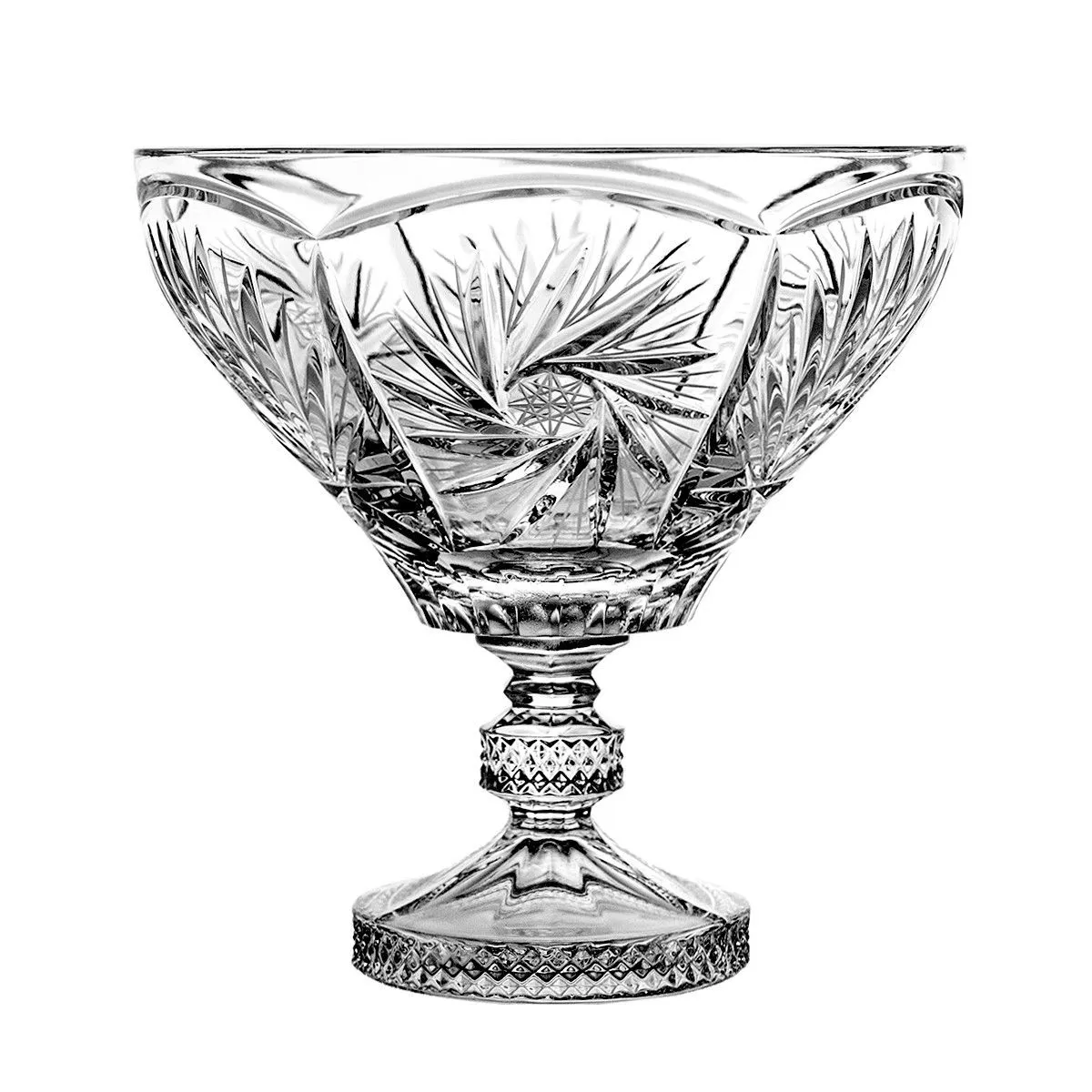 Crystal Julia Misa kryształowa na nóżce Młynek 20,5 cm