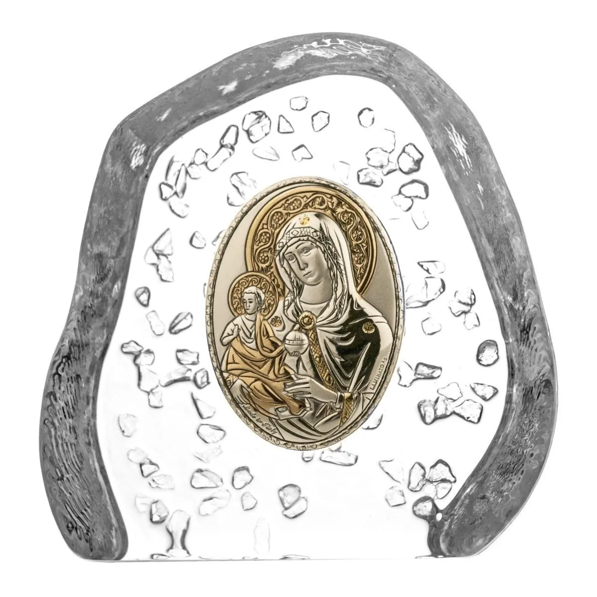 Crystal Julia Statuetka pamiątka Madonna z Dzieciątkiem