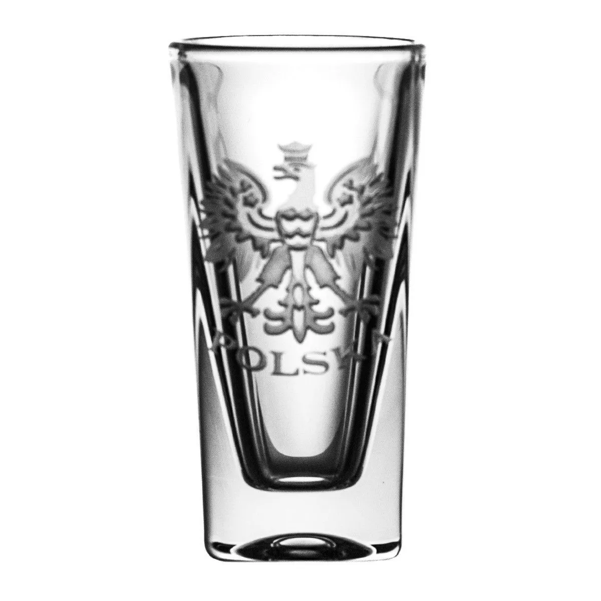 Crystal Julia Kieliszki kryształowe do wódki 6 sztuk orzeł POLSKA