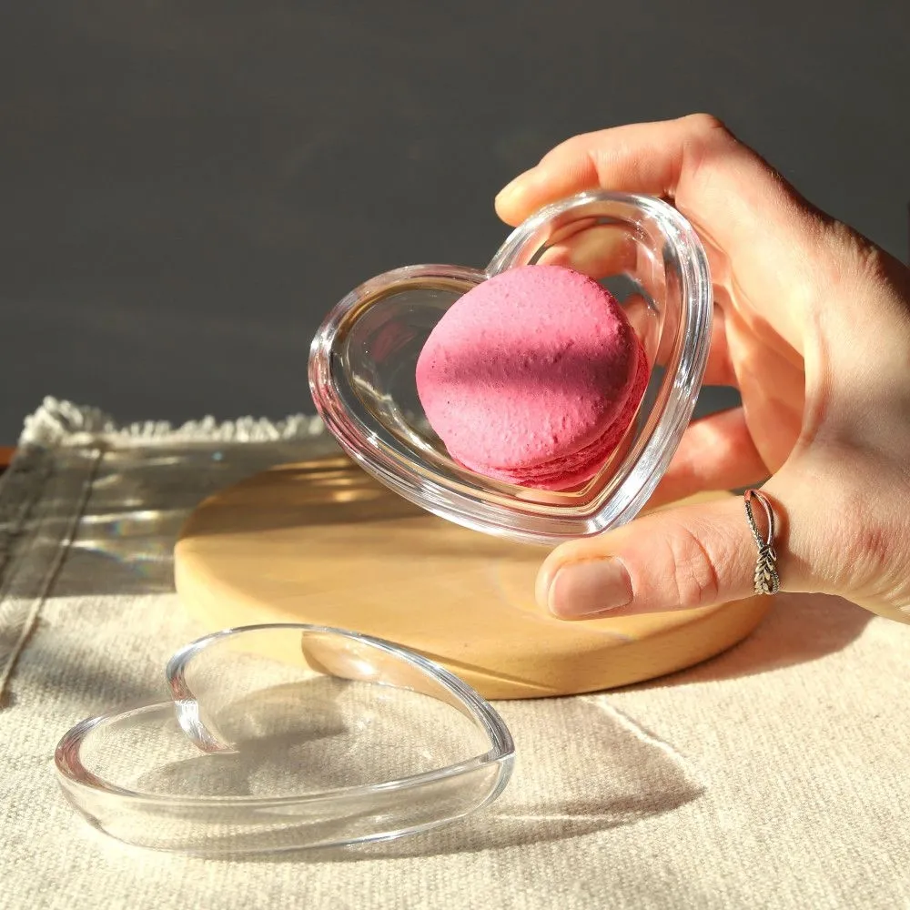 Crystal Julia Mała szkatułka kryształowa na biżuterię serce