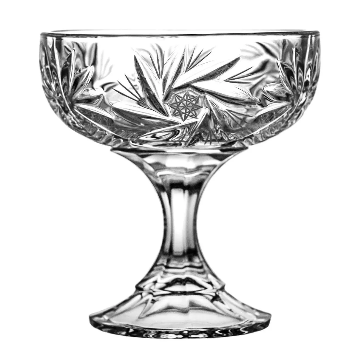 Crystal Julia Miseczka paterka na nóżce Młynek 14 cm