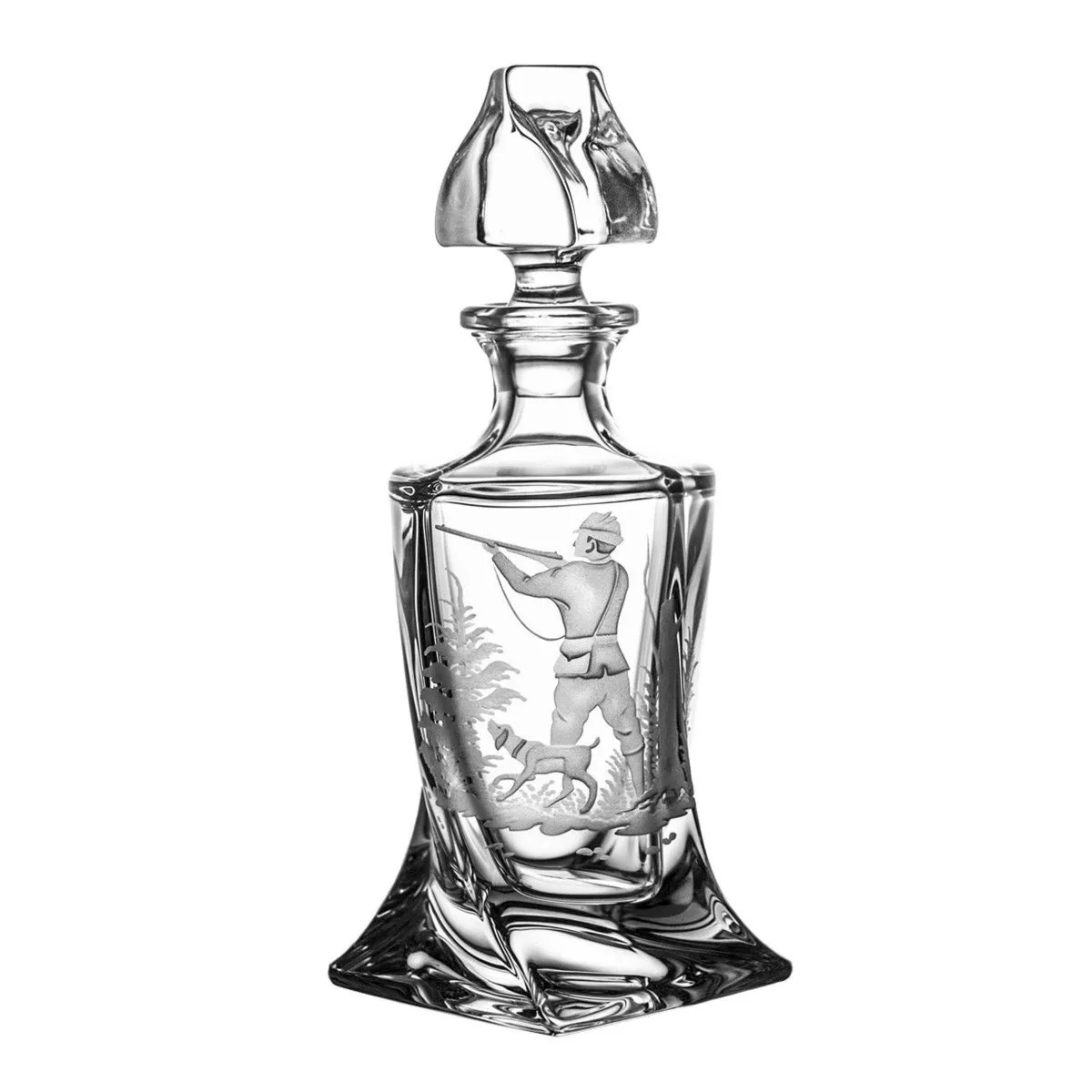 Crystal Julia Karafka do whisky motyw myśliwski