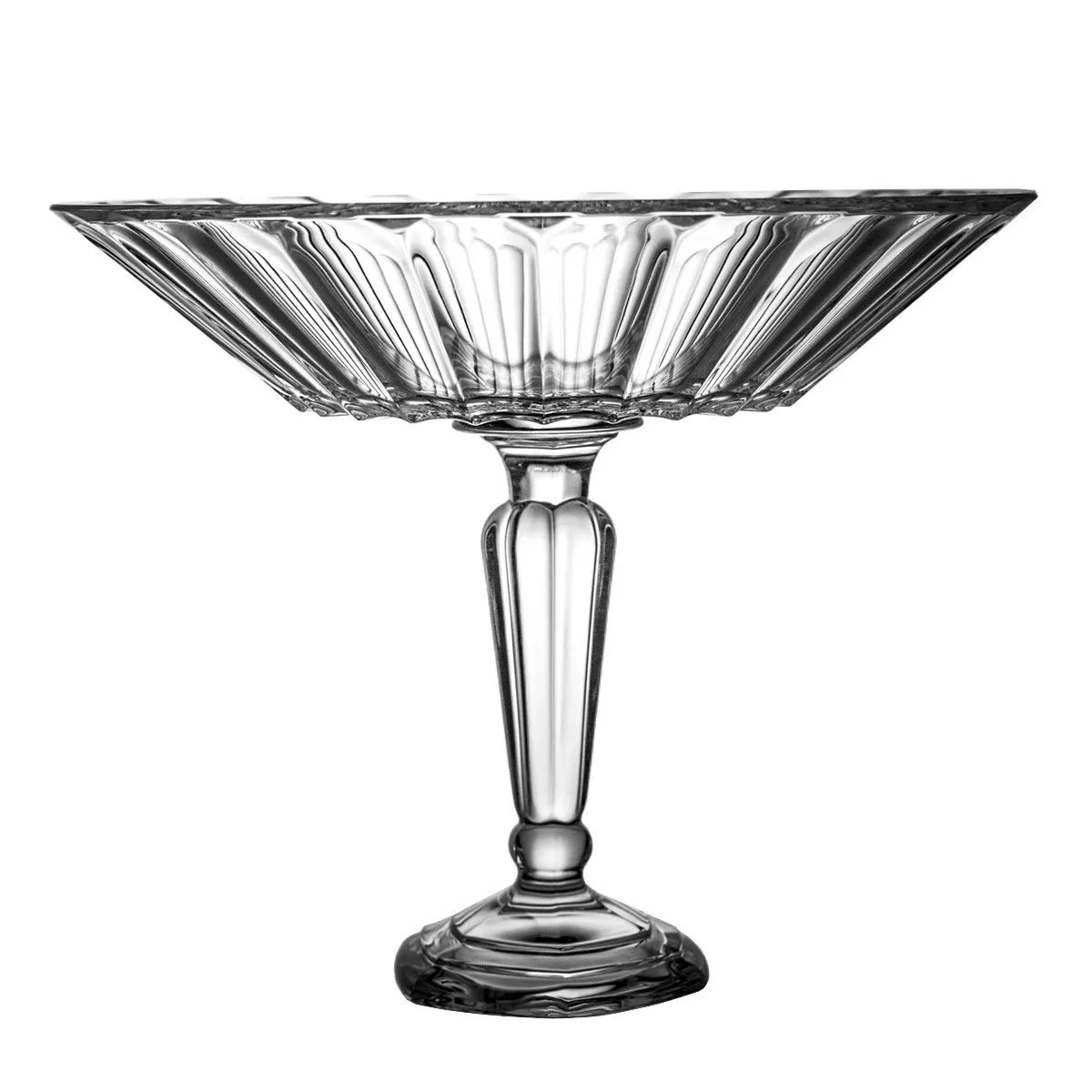 Crystal Julia Misa owocarka kryształowa na nóżce 32,5 cm